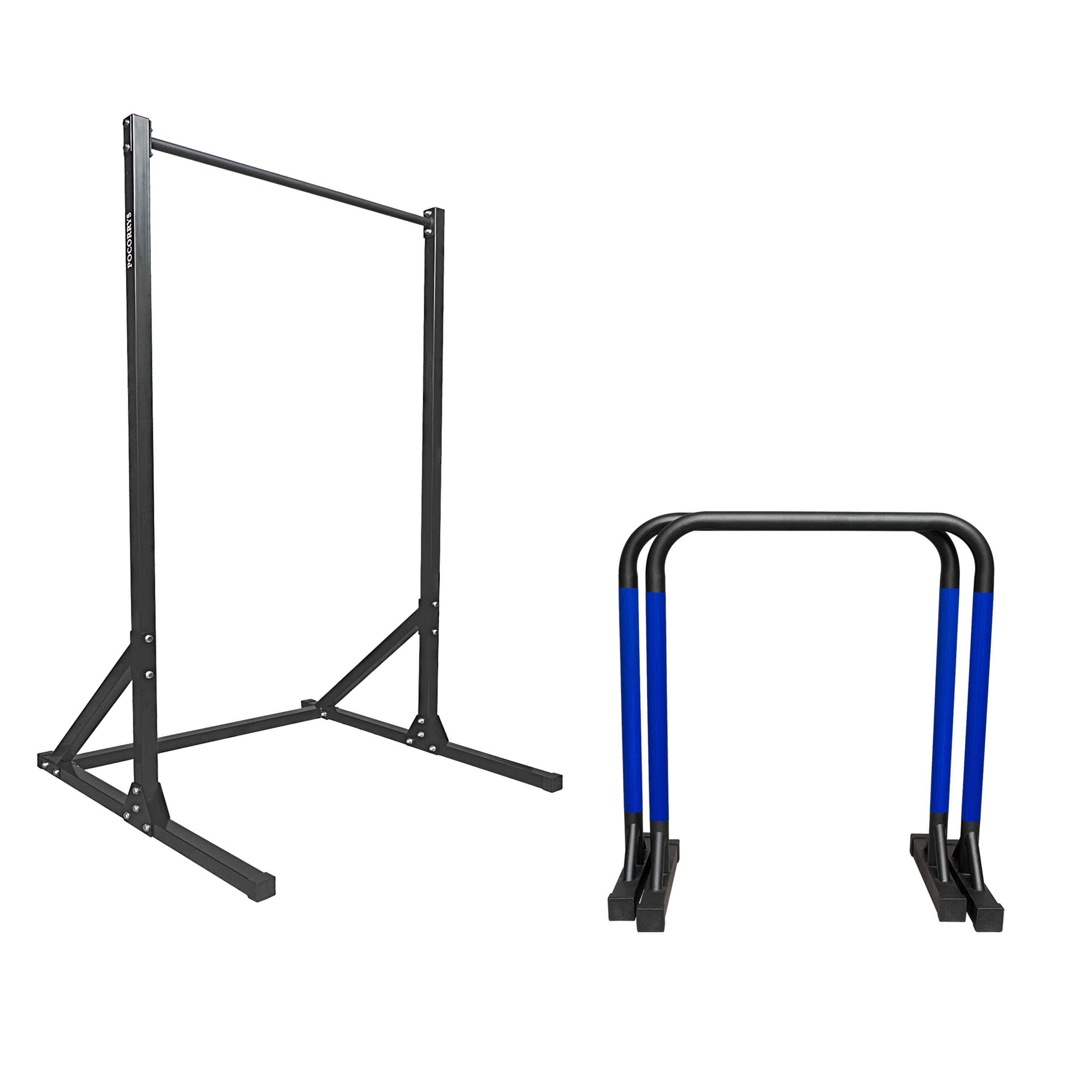 Combo Xà đơn đứng & Xà kép Parallettes Dip cao 83/90cm