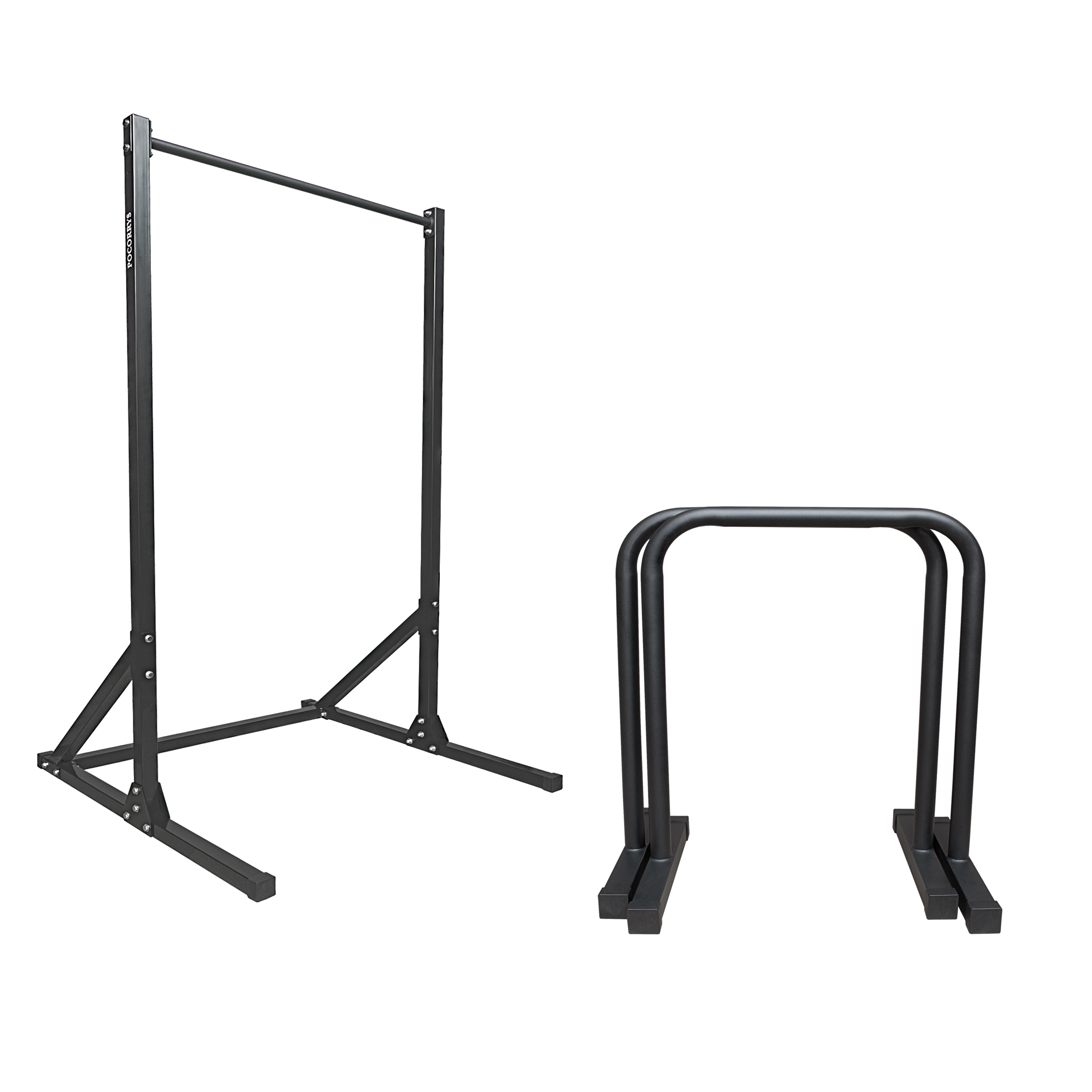 Combo Xà đơn đứng & Xà kép Parallettes Dip cao 83/90cm