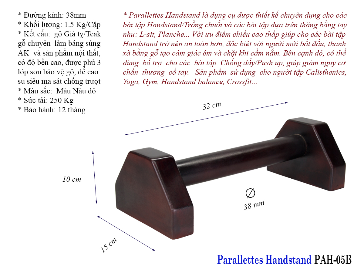 Parallettes Handstand PAH-05B