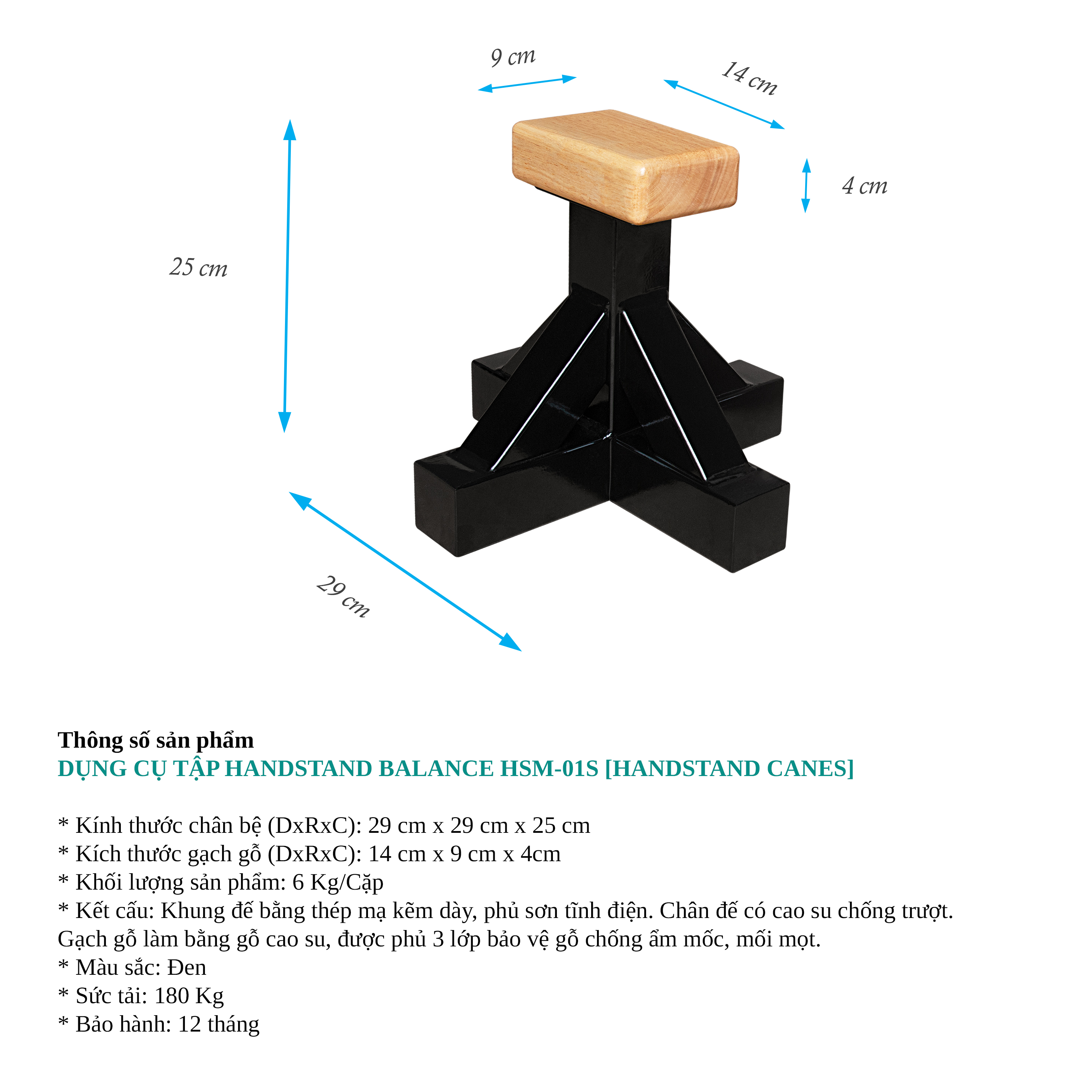 Handstand Canes HSM-01