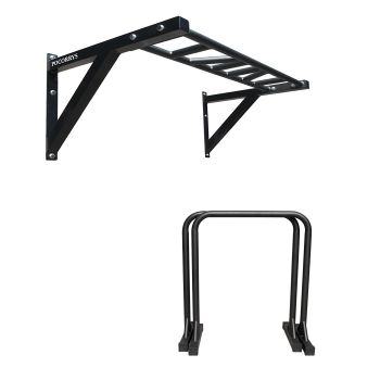 Combo Xà đa thanh ngang & Xà kép Parallettes Dip cao 90cm