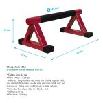 Dụng cụ chống đẩy, hít đất - Parallettes Pro đế tam giác PAT-01