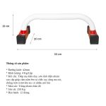 Dụng cụ chống đẩy, hít đất - Parallettes Push up cao 18cm PAP-12