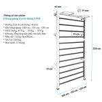 Thang gióng truyền thống - Stall bars STH-06